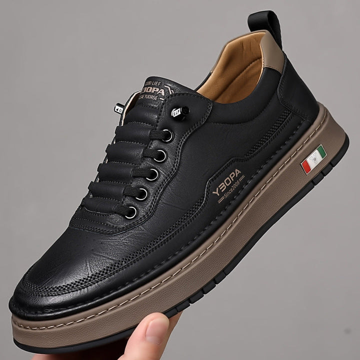 Cormac – Premium Leather Urban Sneakers with Cushioned Sole