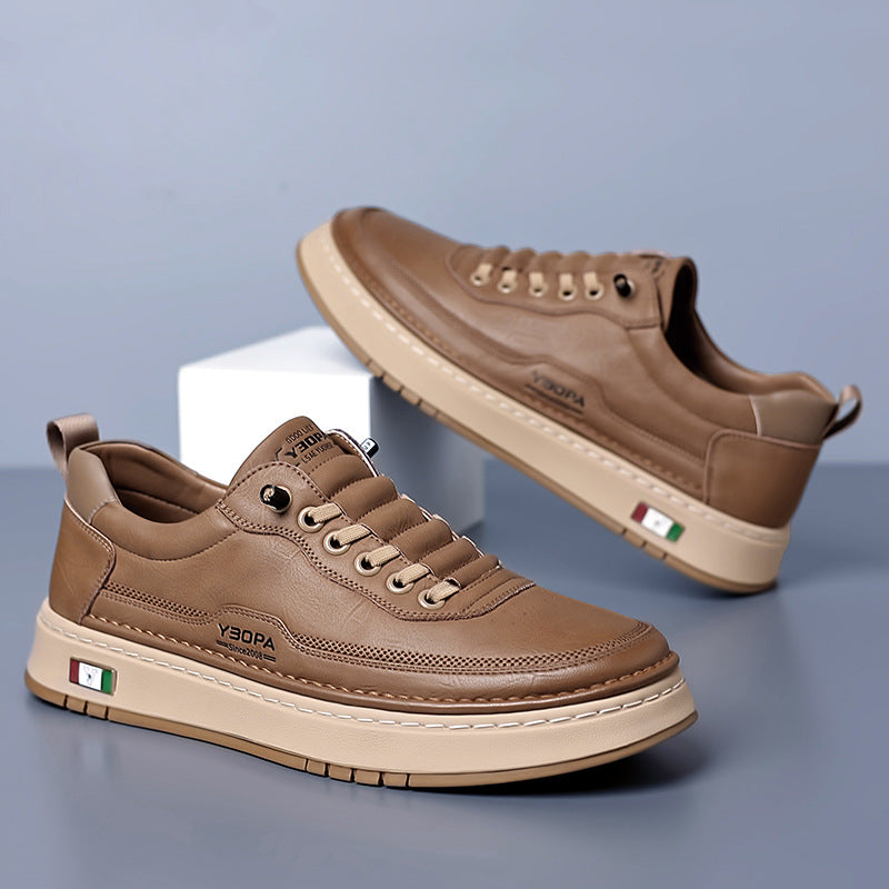 Cormac – Premium Leather Urban Sneakers with Cushioned Sole
