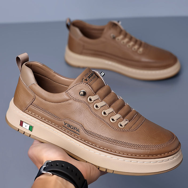 Cormac – Premium Leather Urban Sneakers with Cushioned Sole