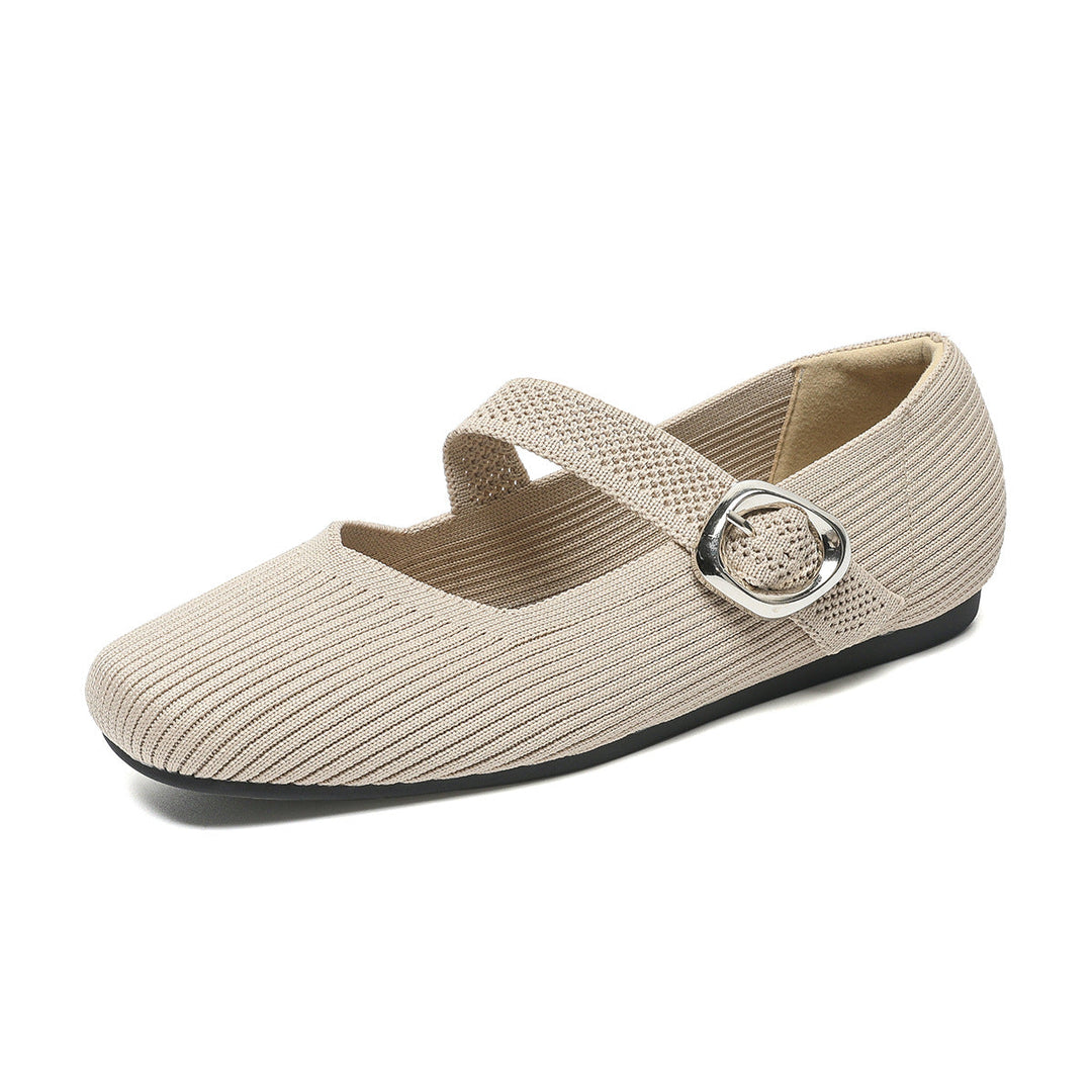 Caitlin - Wide Fit Comfort Flats