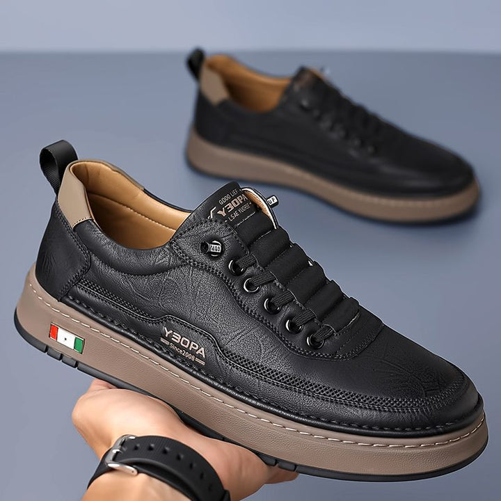 Cormac – Premium Leather Urban Sneakers with Cushioned Sole