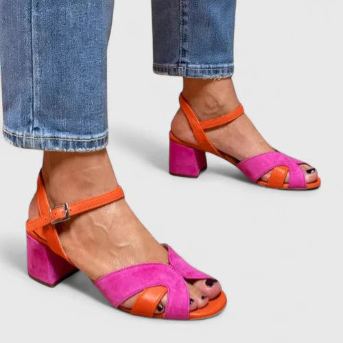 Dahliana – Orthopedic Heels with Elegant T-Strap