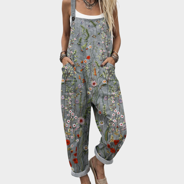 Isla – Comfortable Printed Overalls