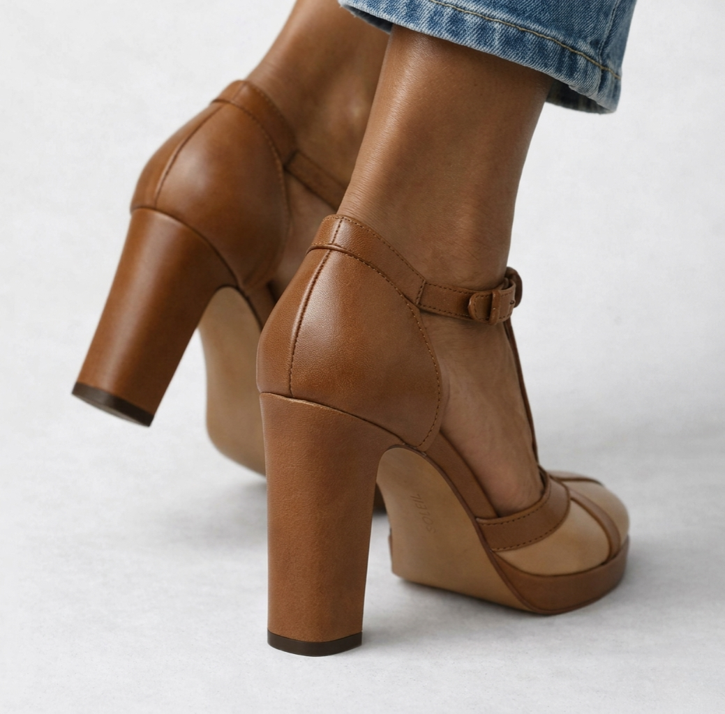 Kallie – Retro Heels with Ergonomic Support