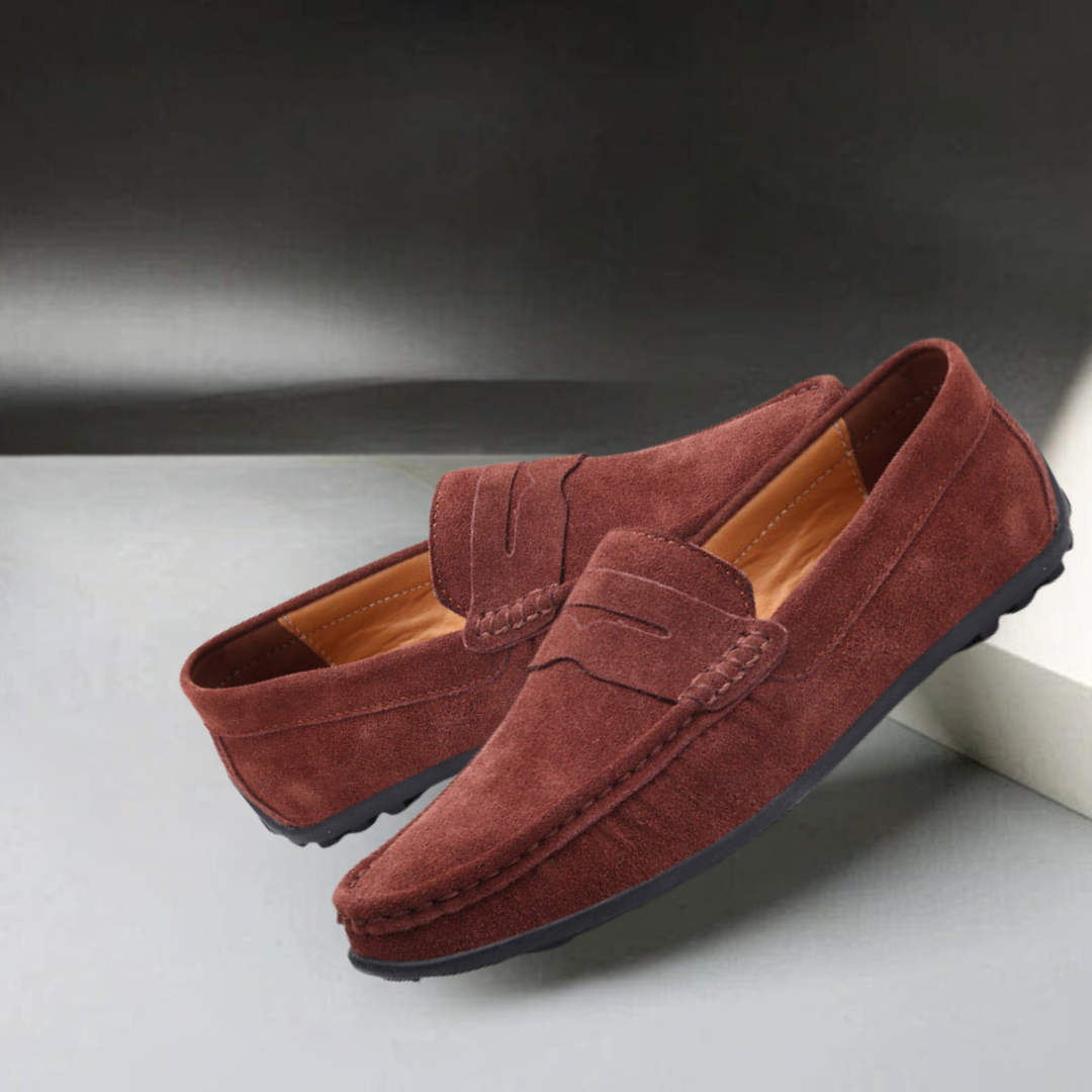Otto - Suede Loafers with Cushioned Comfort