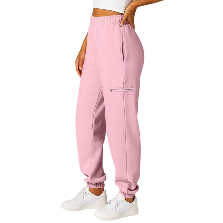 SOLÈNE™ – Relaxed Drawstring Jogger Sweatpants