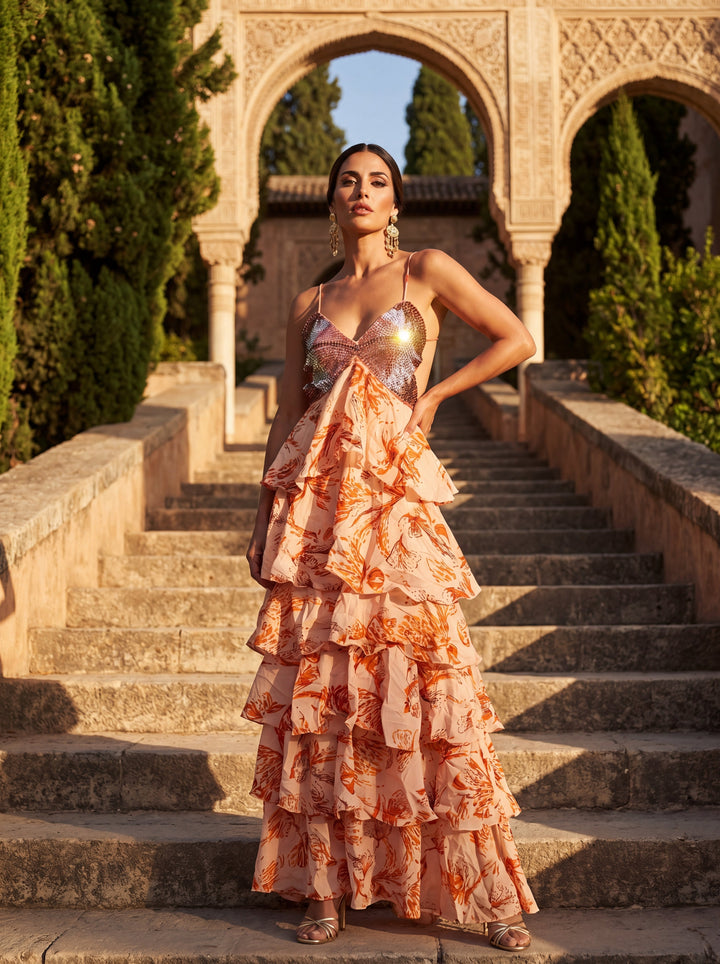 Sienna - Elegant Silk Ibiza Dress
