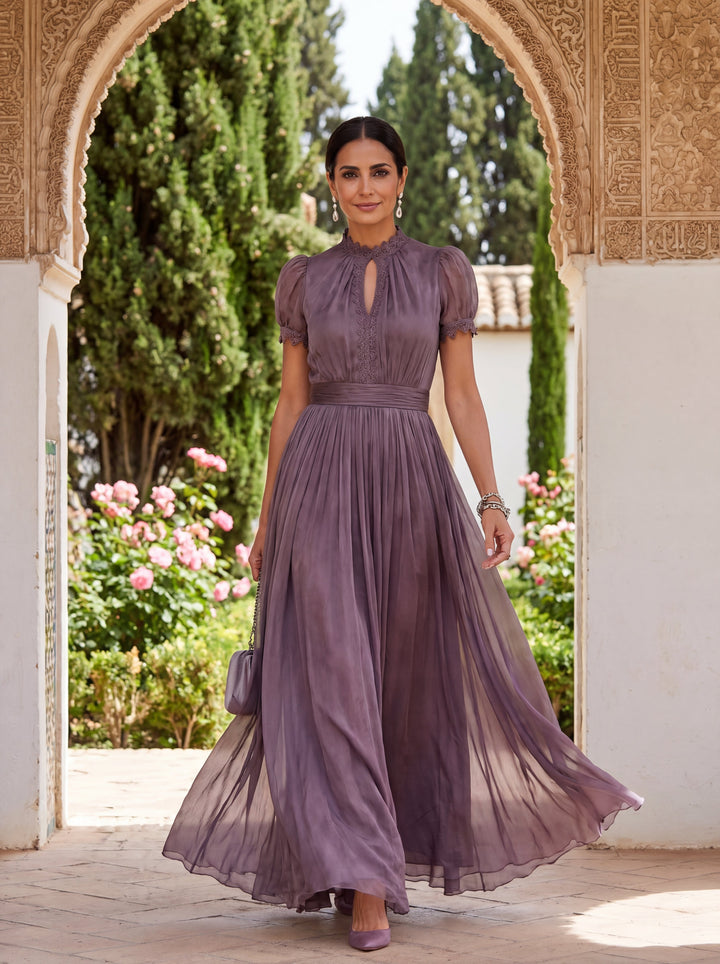 Ella - Flavia Maxi Dress in Luxurious Fabric