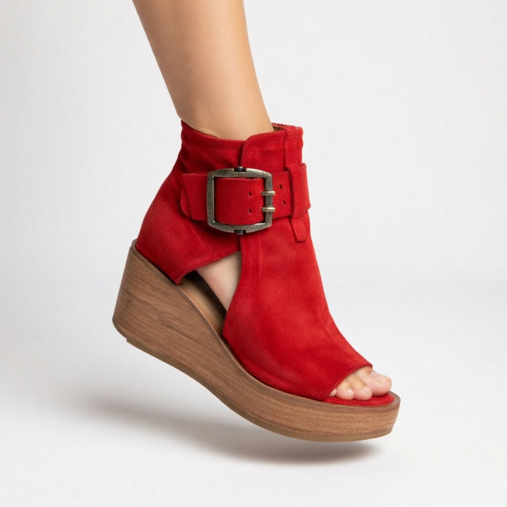 Oriana – Open Wedge Ankle Boots