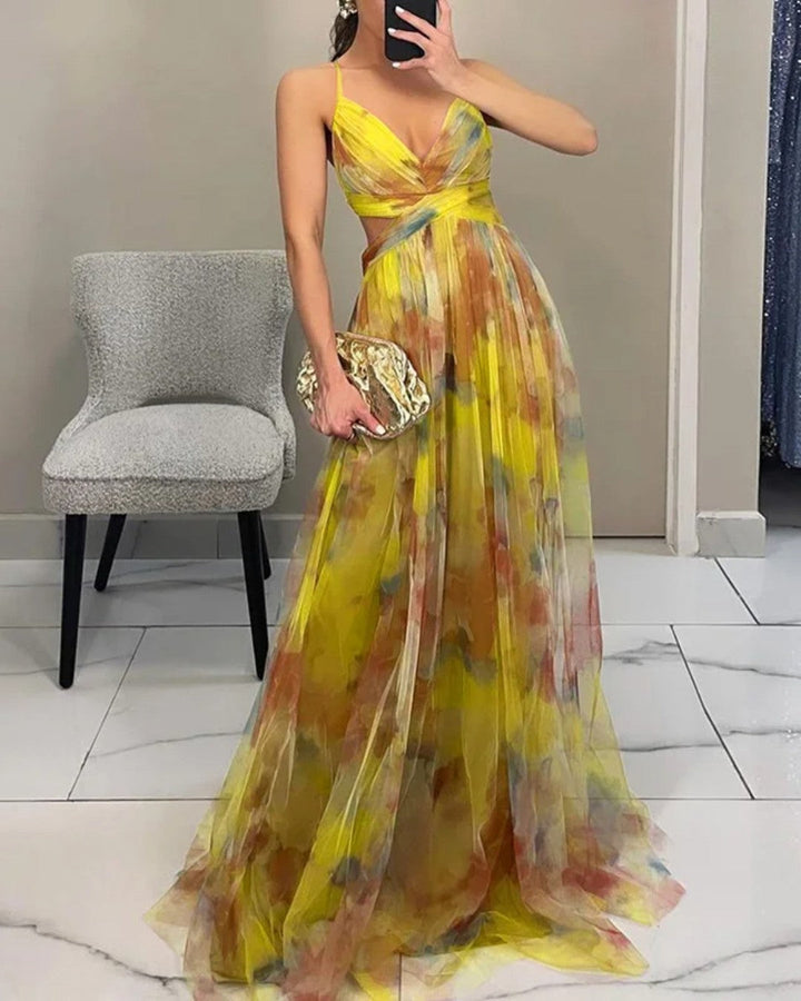 Sophie - Elegant Silk Marbella Dress