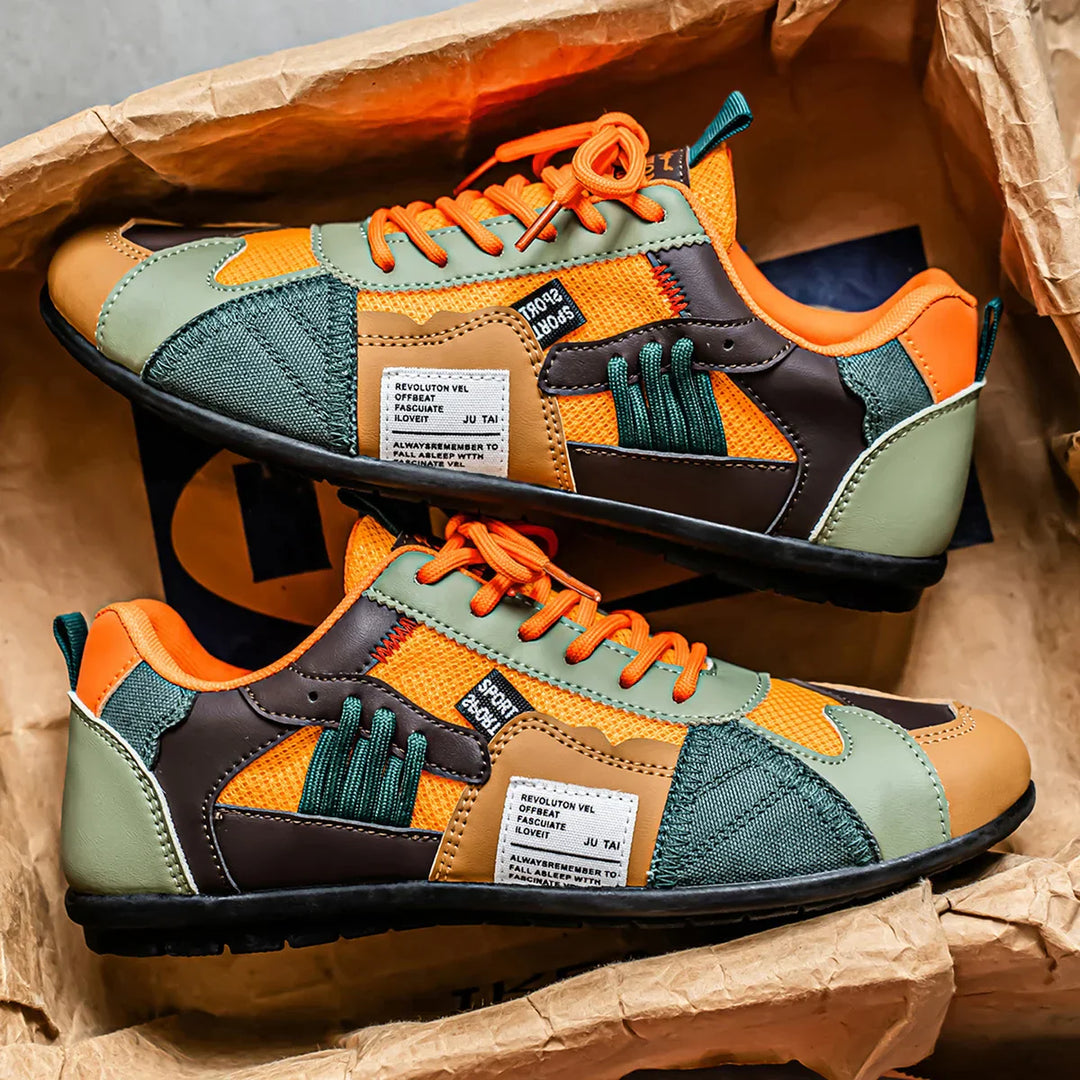 Julian - Retro Colour Block Trainers