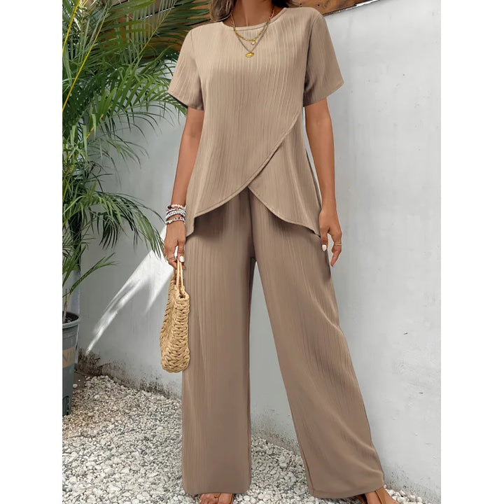 Lorrina - Elegant Soft Two-Piece Set