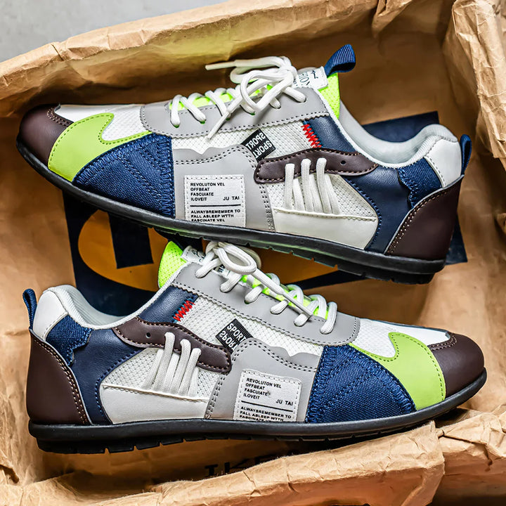 Julian - Retro Colour Block Trainers