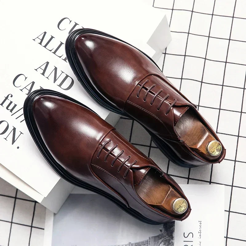Damon - Premium Leather Oxford Dress Shoes