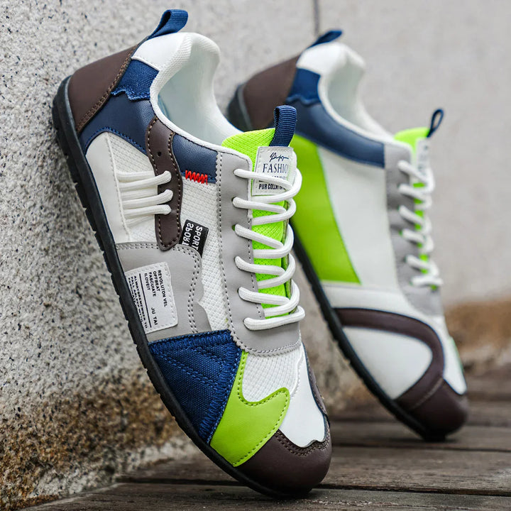 Julian - Retro Colour Block Trainers