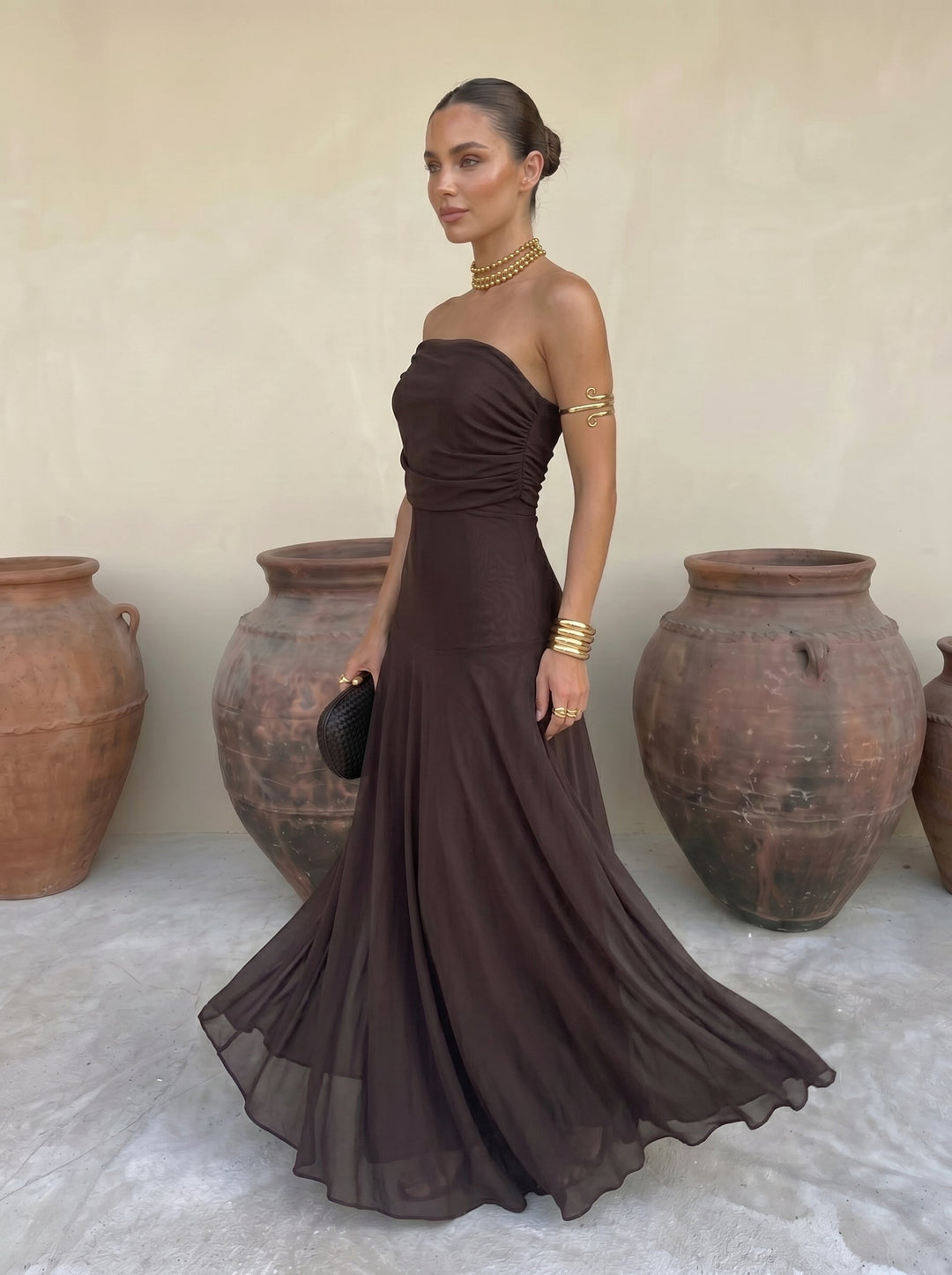 Zoe - Elegant Silk Tulle Dress