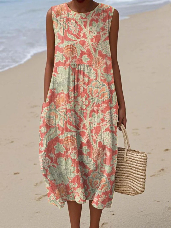 Beth™ - Floral Midi Dress