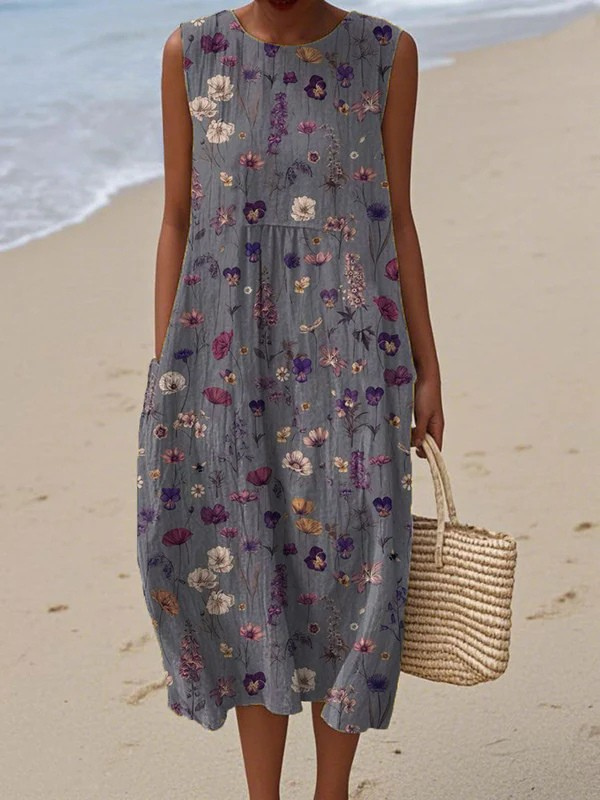 Gwen™ - Floral Midi Dress