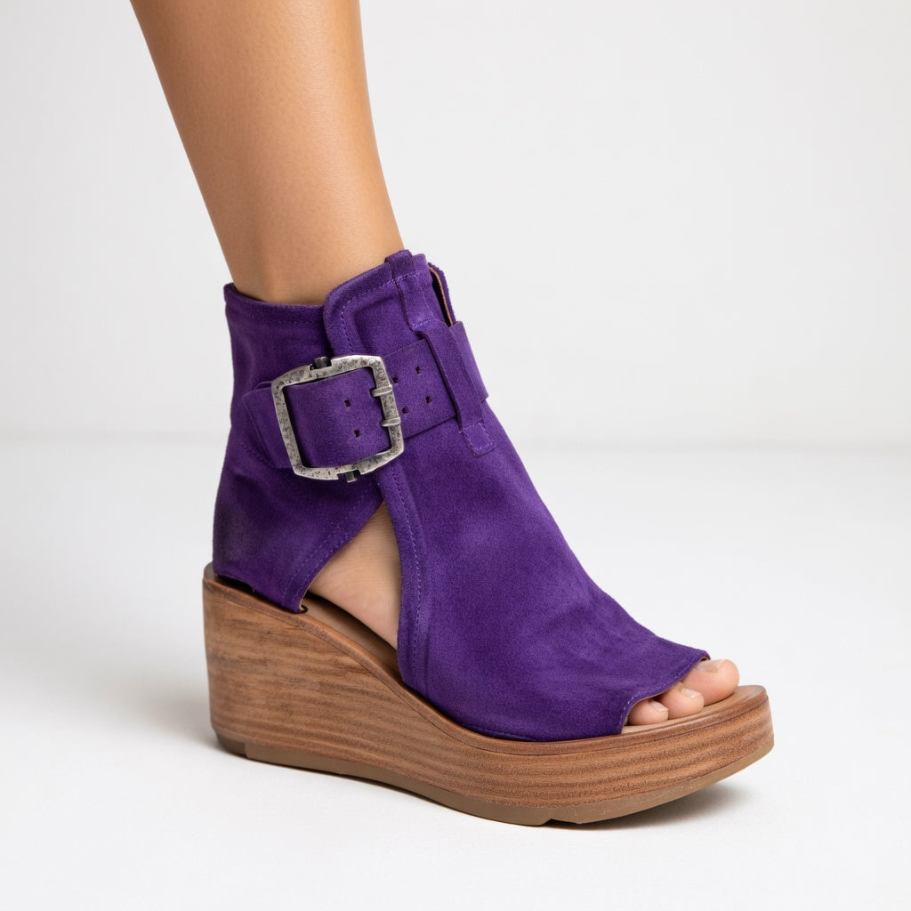 Oriana – Open Wedge Ankle Boots