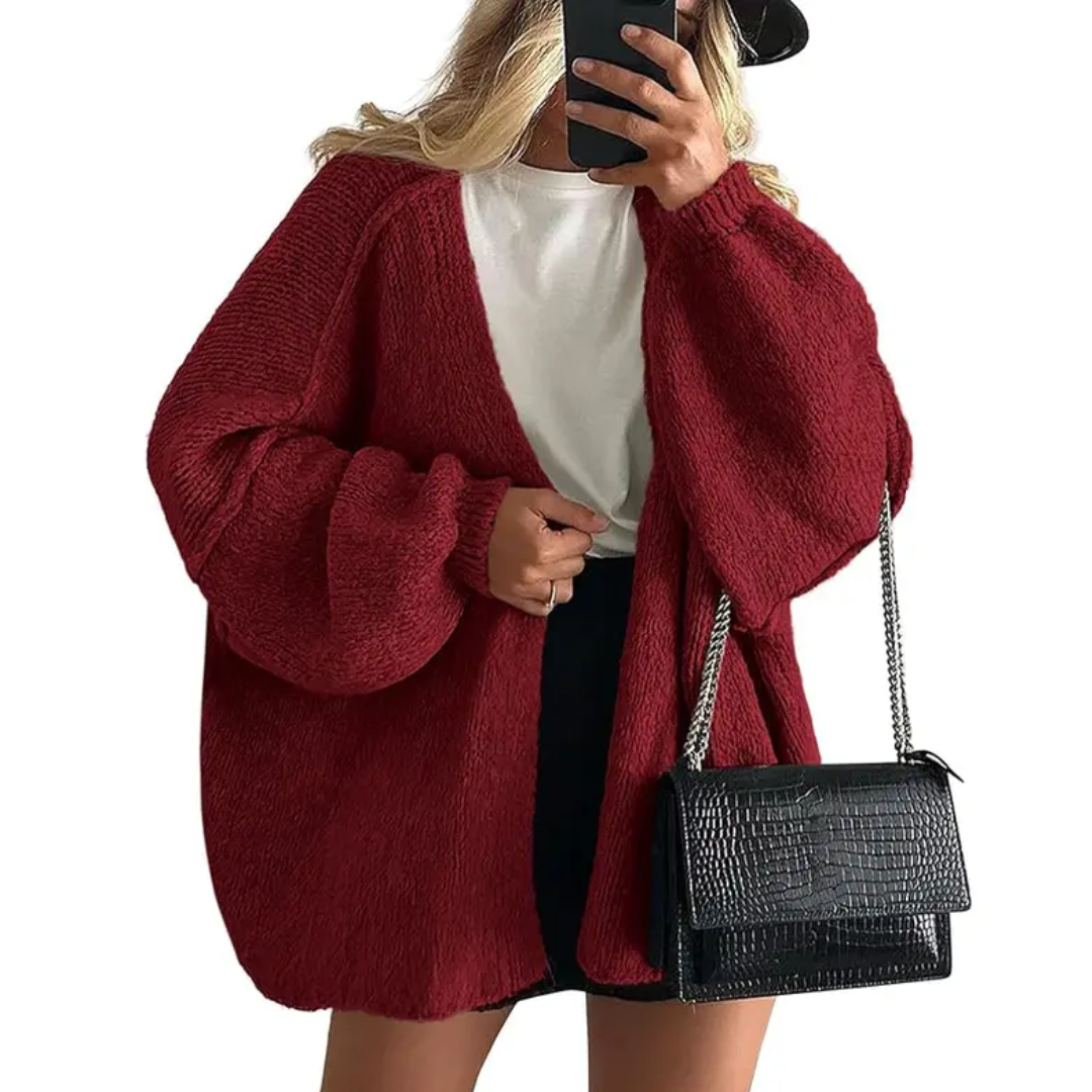 WRENLEY™ – Cozy Oversized Open Front Cardigan Sweater