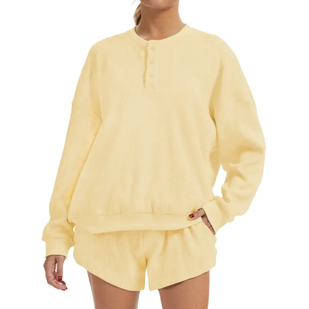 DARLOW™ – Cozy Waffle Knit Lounge Set