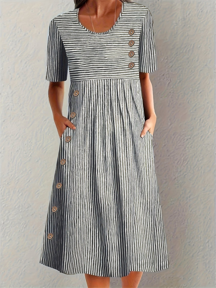Sofia™ - Striped Summer Dress