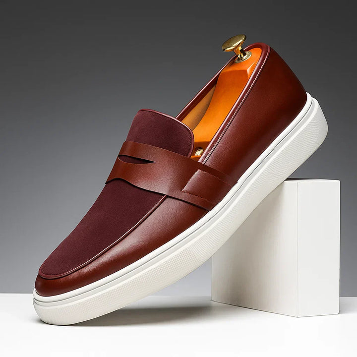 Lewis – Leather and Suede Loafers