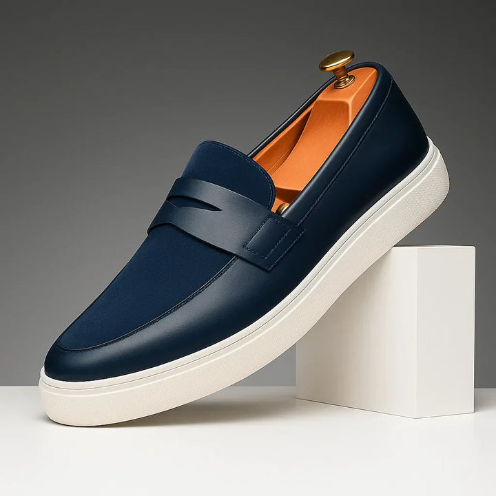 Lewis – Leather and Suede Loafers