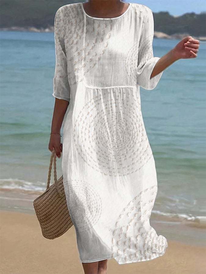 Marnie - Embroidered Casual Dress for Women