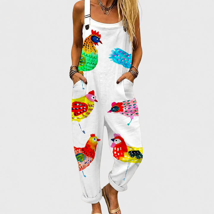 Sloane – Comfortable Printed Overall