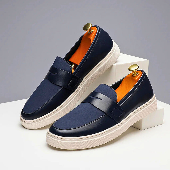 Lewis – Leather and Suede Loafers