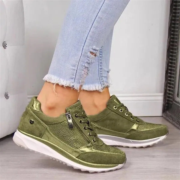 Gwendolyn – Zip-Up Orthopedic Sneakers