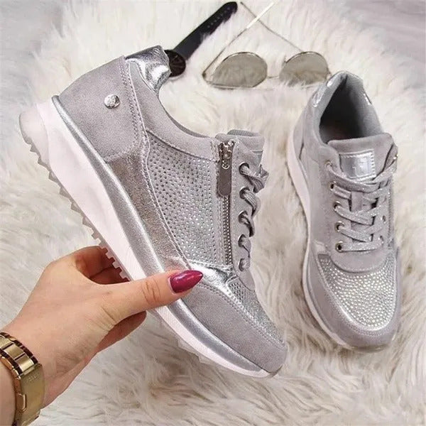 Gwendolyn – Zip-Up Orthopedic Sneakers