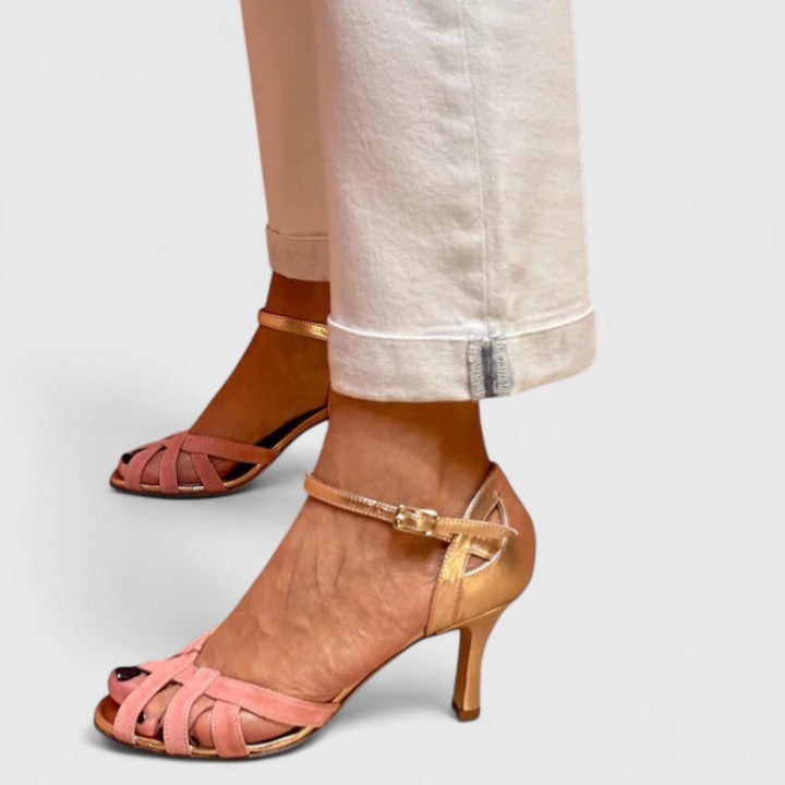 Dahliana – Orthopedic Heels with Elegant T-Strap