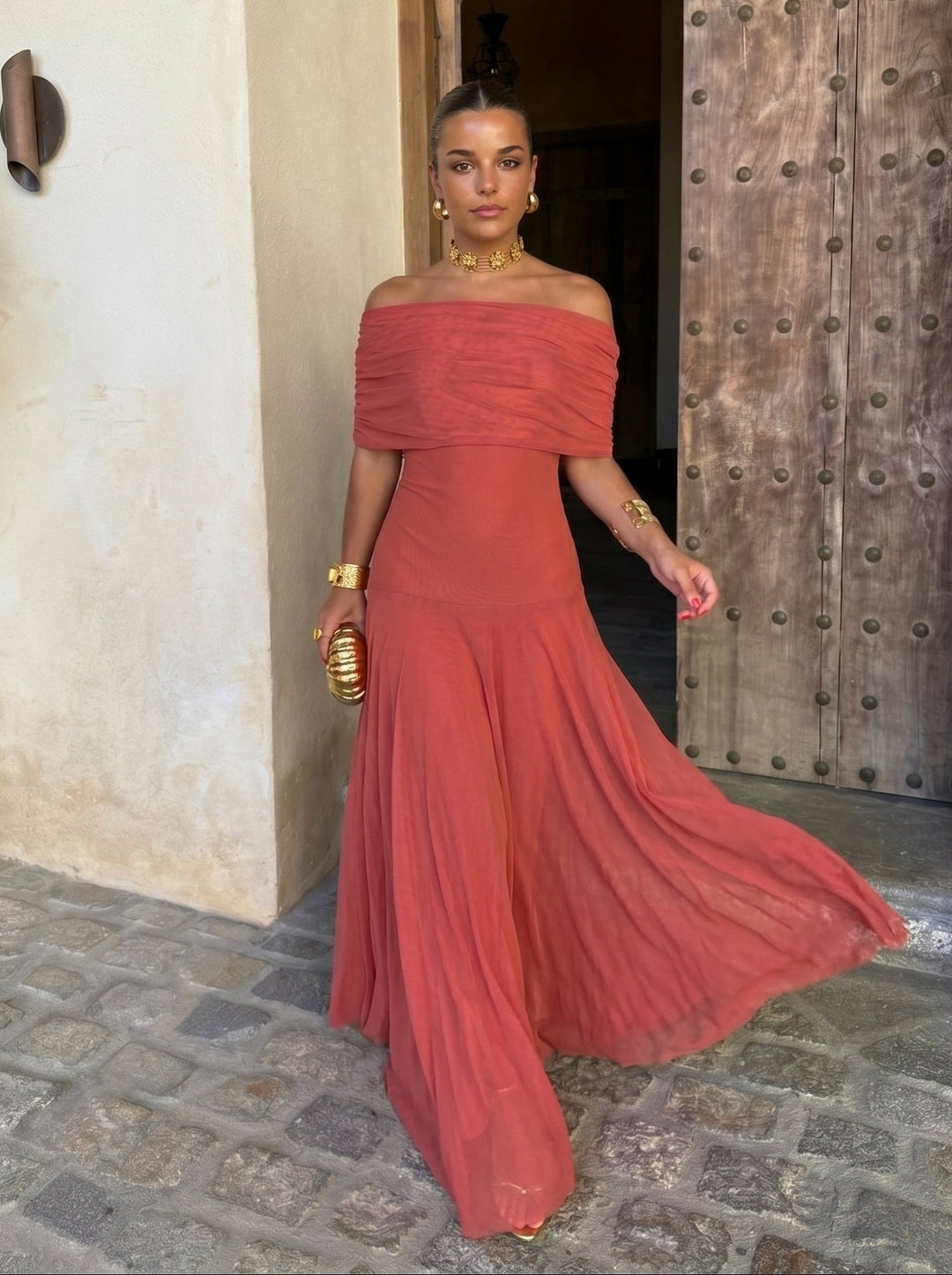 Zoe - Elegant Silk Tulle Dress