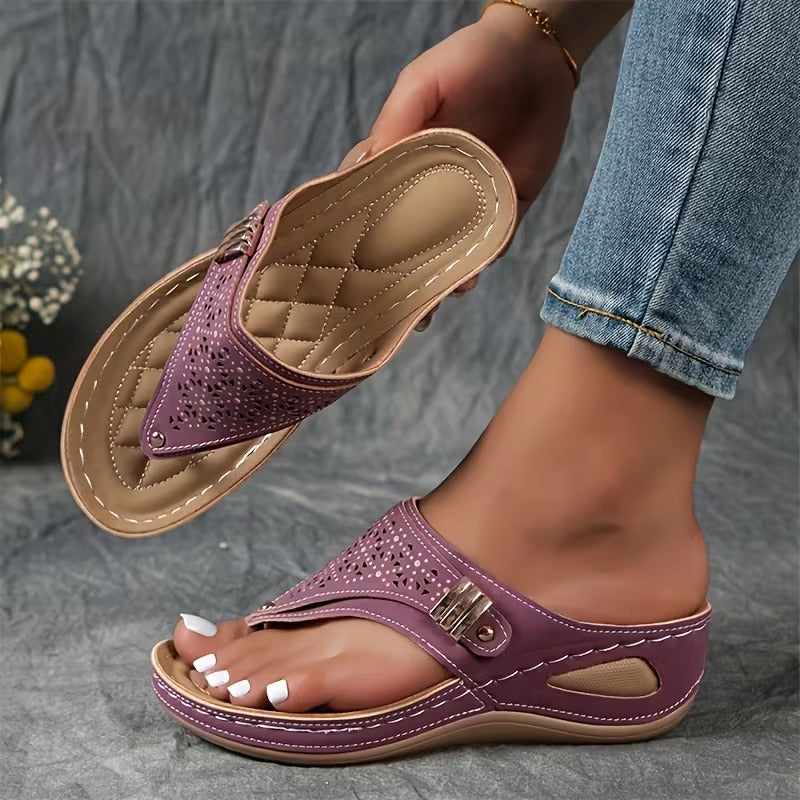 Juno – Comfortable Wedge Sandals for Everyday Wear