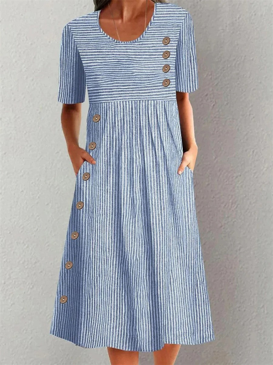 Sofia™ - Striped Summer Dress