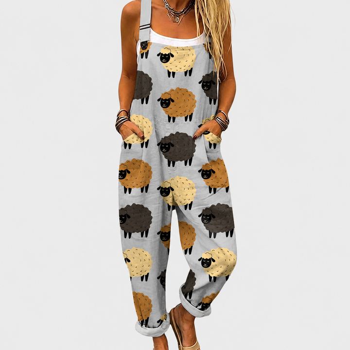 Hayley – Comfortable Printed Overall