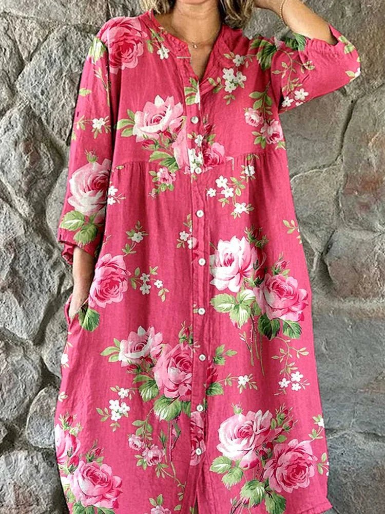 Maddie - Art Floral Dress