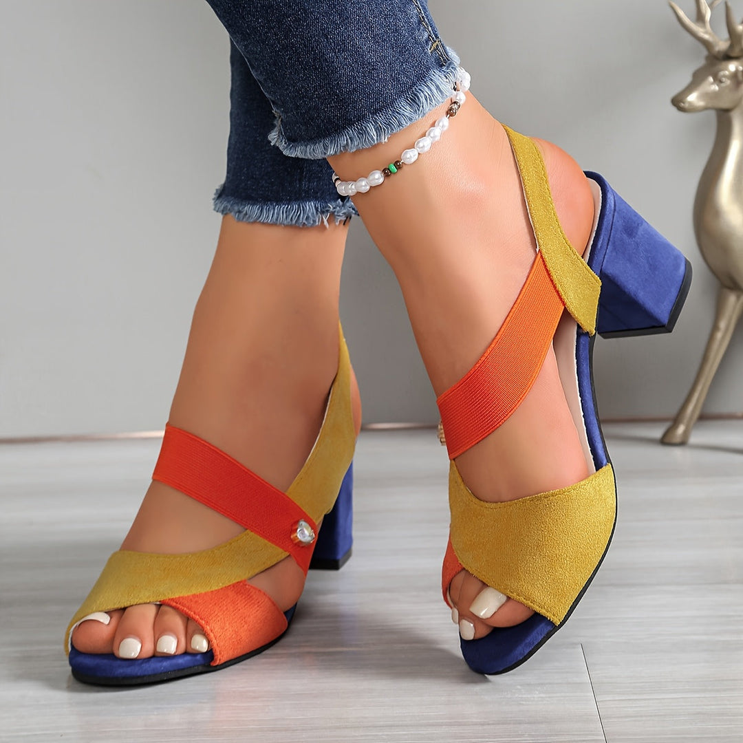 Mabel - Orthopedic Comfort Block Heels with Cushioned Support