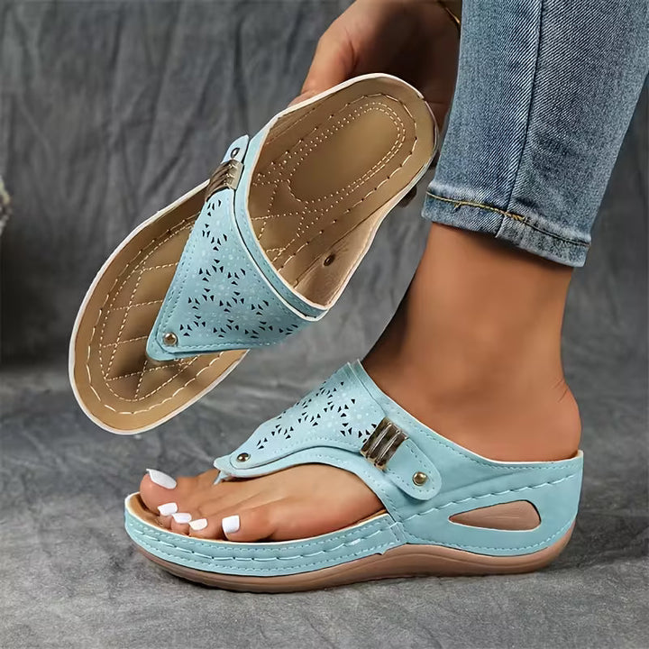 Juno – Comfortable Wedge Sandals for Everyday Wear