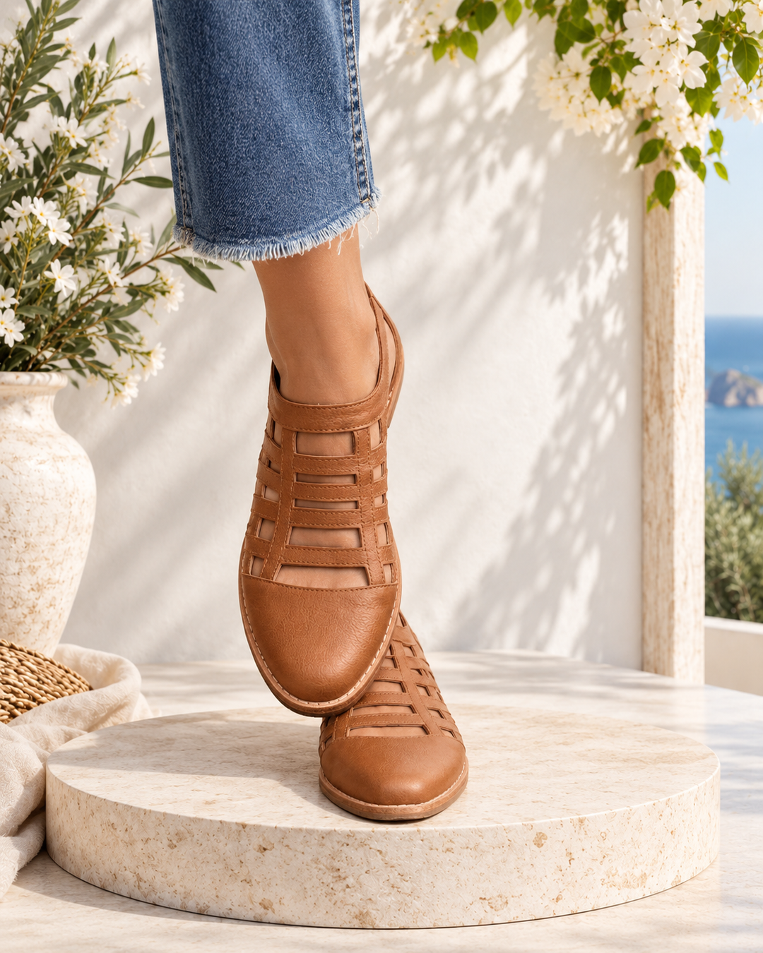 Harriet – Signature Sandals spring setting