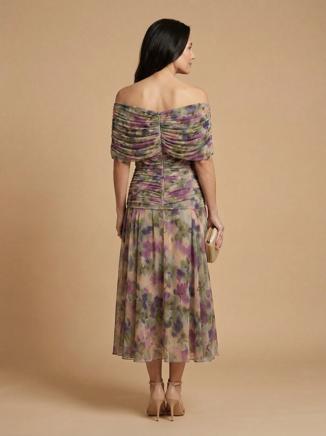 Evie - Elegant Silk Santana Dress