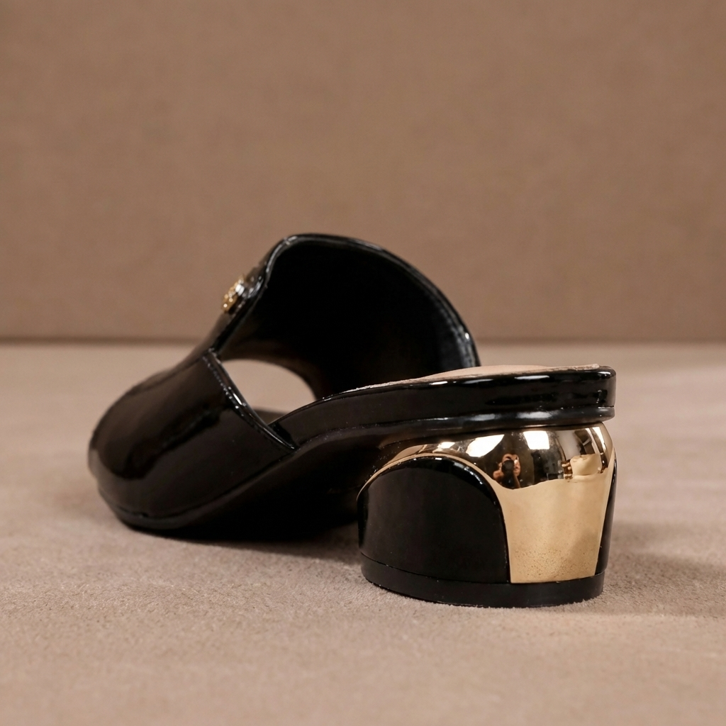 Soraya – Patent Leather Orthopaedic Slide Heels