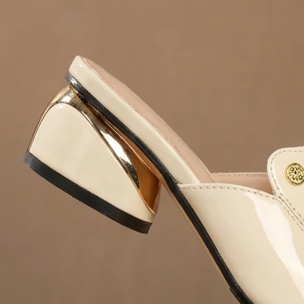 Soraya – Patent Leather Orthopaedic Slide Heels