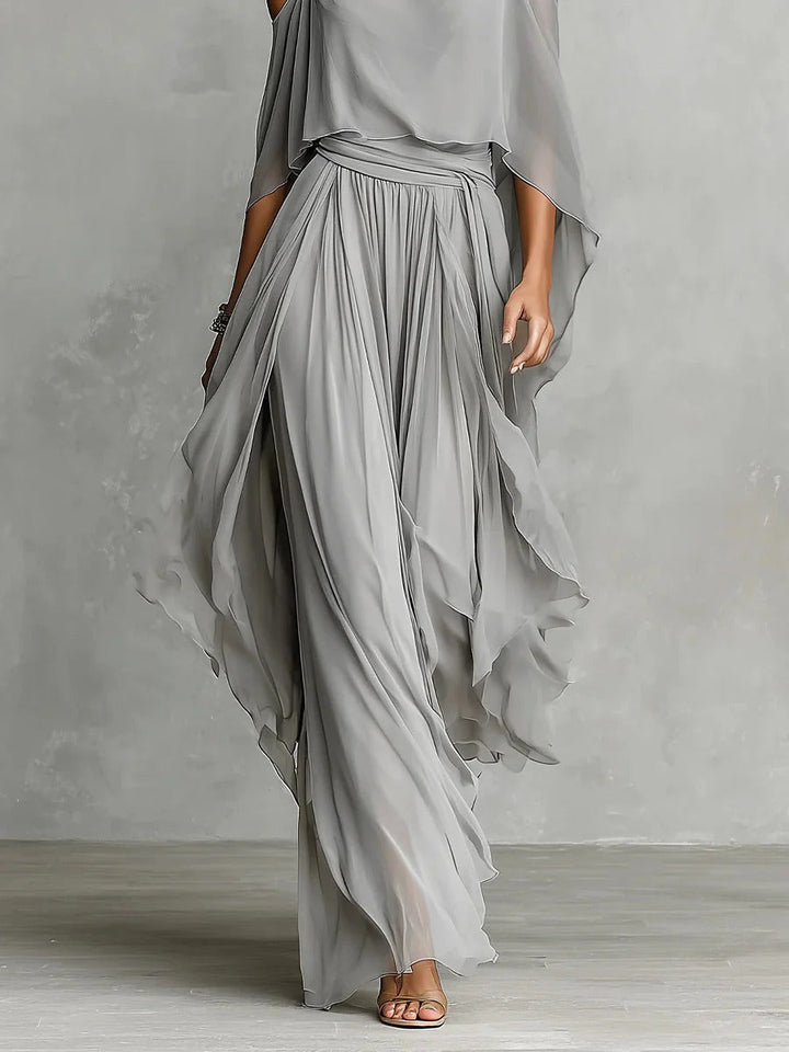 Ivah - Off-Shoulder Flowy Set