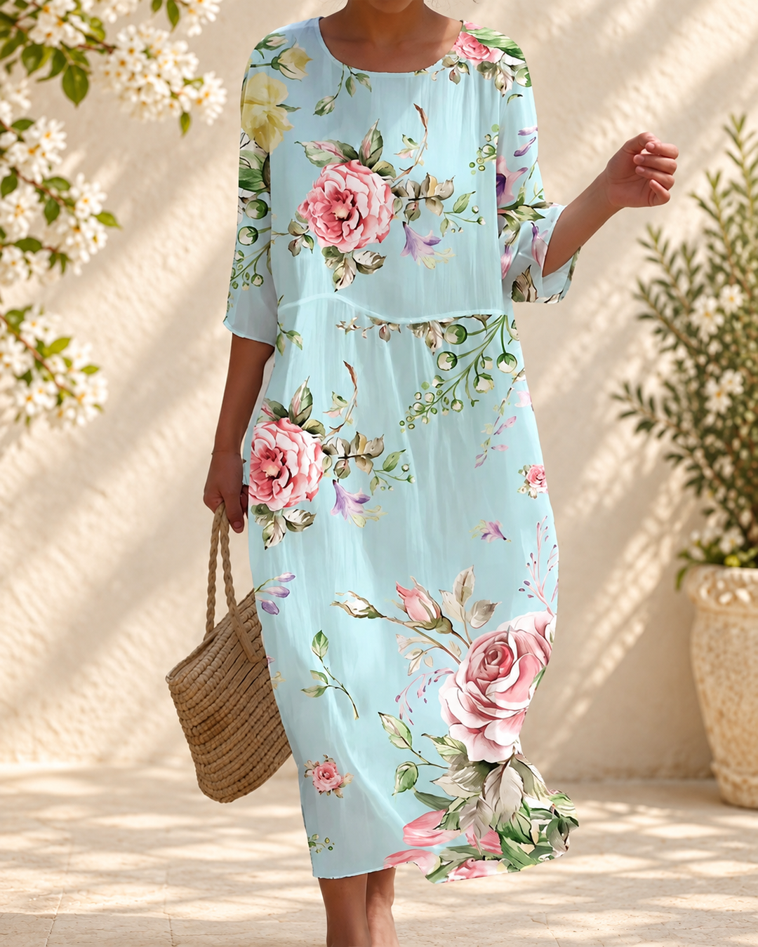 Keely - Sunset Flower Dress — spring setting