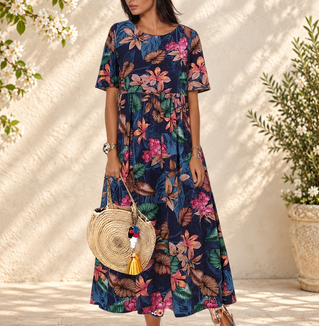 Lovi - Graceful Summer Bloom Dress — spring setting