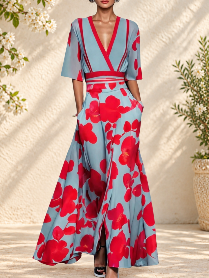 Candice - Elegant Spring Dress — spring setting