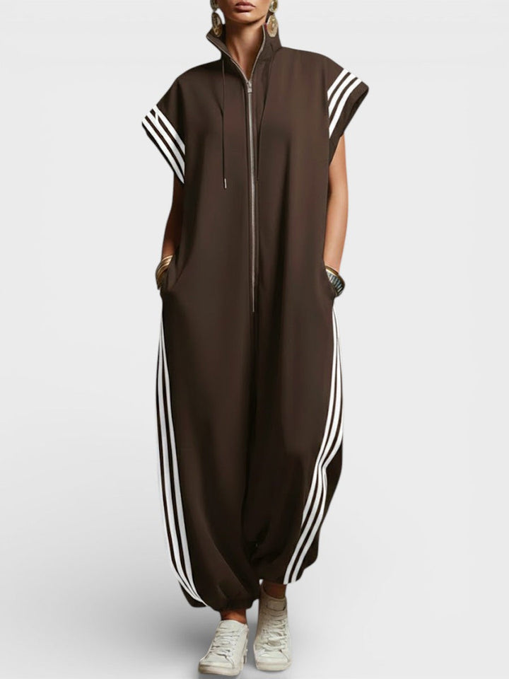 Valeria - Zip Neck Jumpsuit